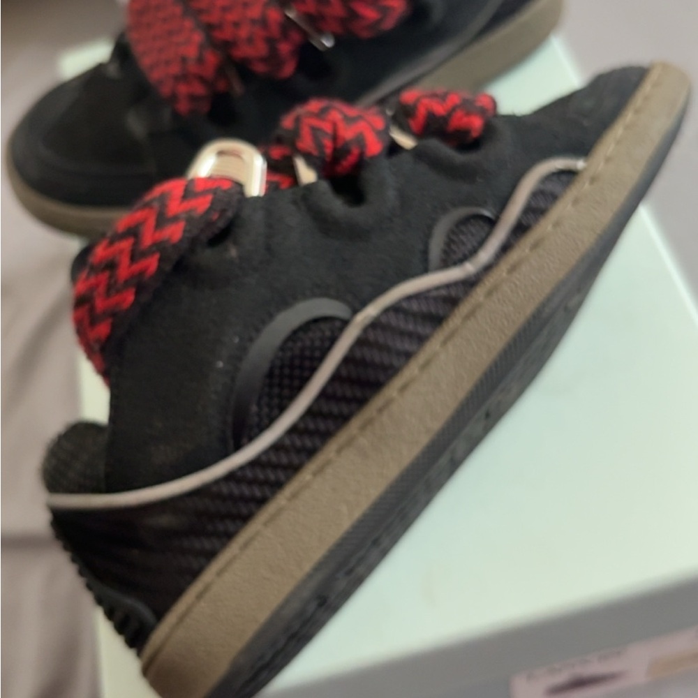 Black and Red Sneakers